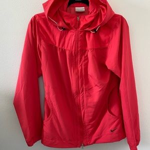Nike Womens Workout/Windbreaker Jacket Small Hot Pink